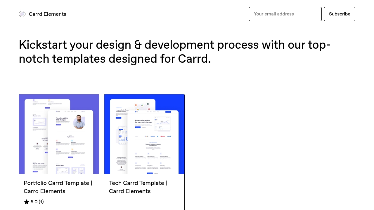 Carrd Elements by David Diaz screenshot