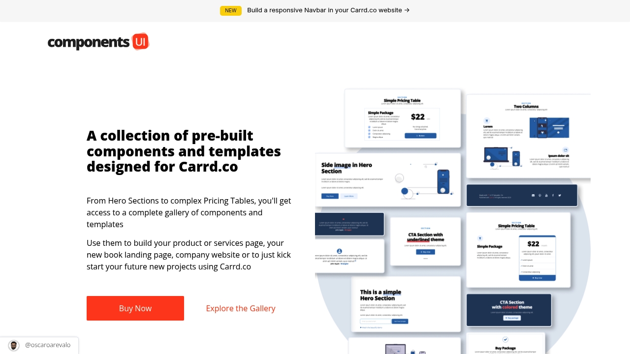 Components UI by Oscar O. Arévalo screenshot