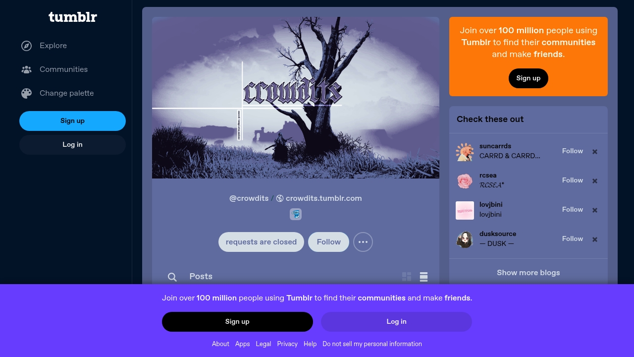 Crowdits - Custom Carrd Design & Graphics screenshot