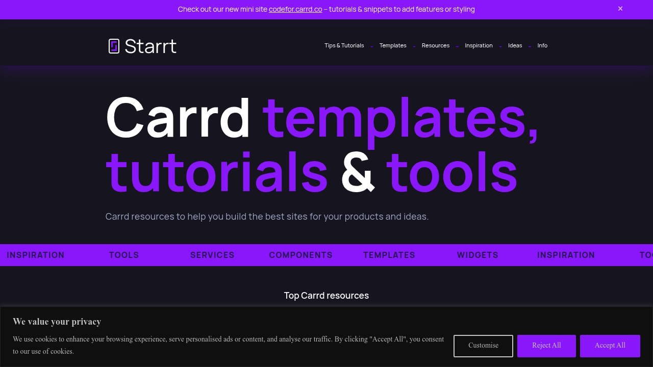 Starrt by Mark Bowley screenshot